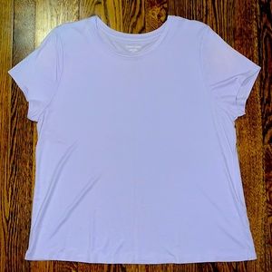 NWOT EILEEN FISHER PURPLE TENCEL TEE